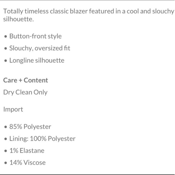 NWT Free People Hannah Soft Slouchy Blazer Jacket - Picture 10 of 10